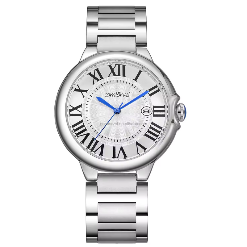 Jemsoun Classic Silver Automatic Watch