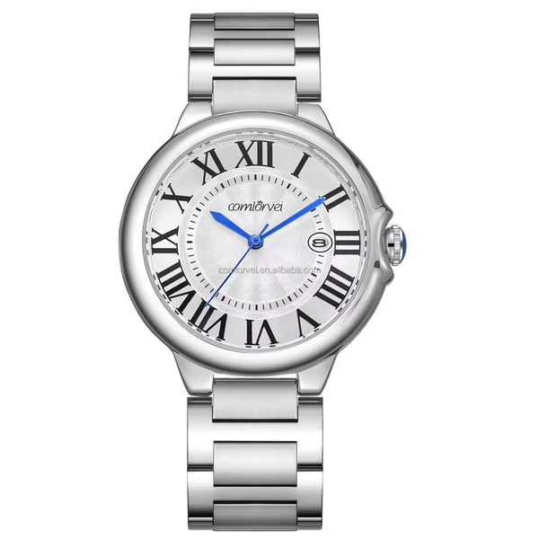 Jemsoun Classic Silver Automatic Watch β Timeless Elegance Meets Modern Craftsmanship