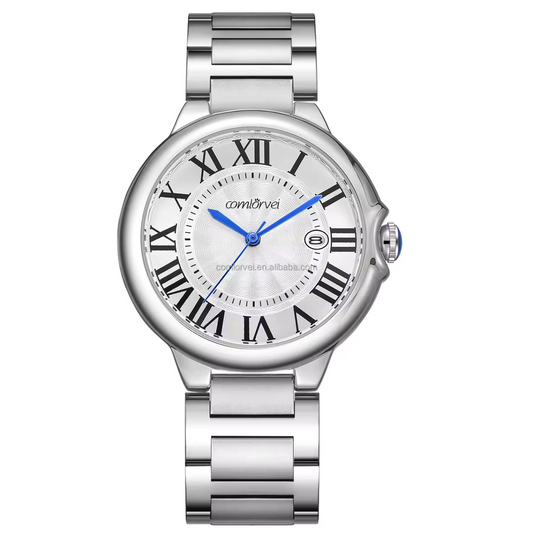 Jemsoun Classic Silver Automatic Watch – Timeless Elegance Meets Modern Craftsmanship