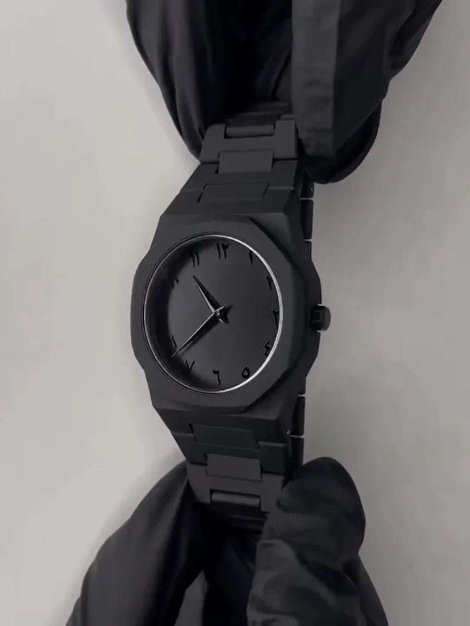 Black Aura™ Stealth Matte Watch – Minimalist Luxury Stainless Steel Wristwatch for Men & Women