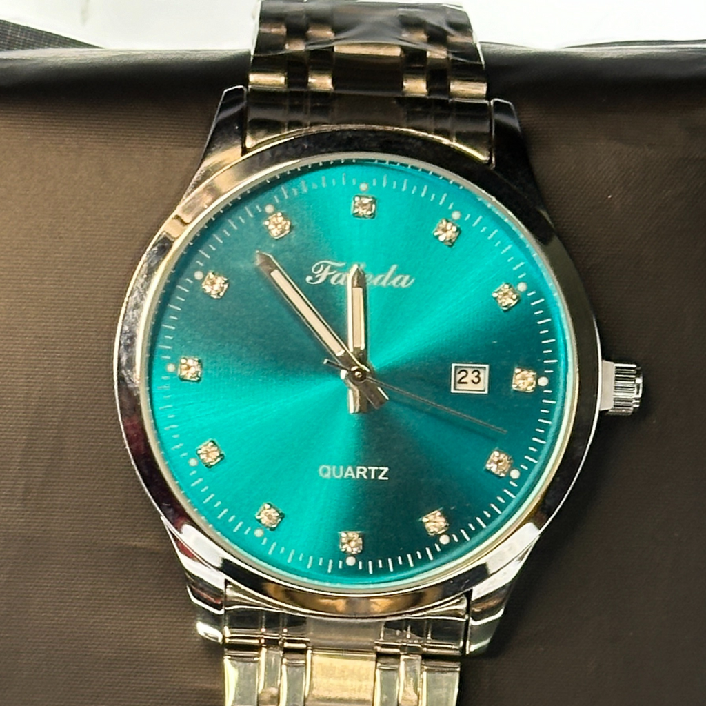 Faleda & Dianpai Turquoise Dial Watches – Affordable Elegance with a Splash of Color