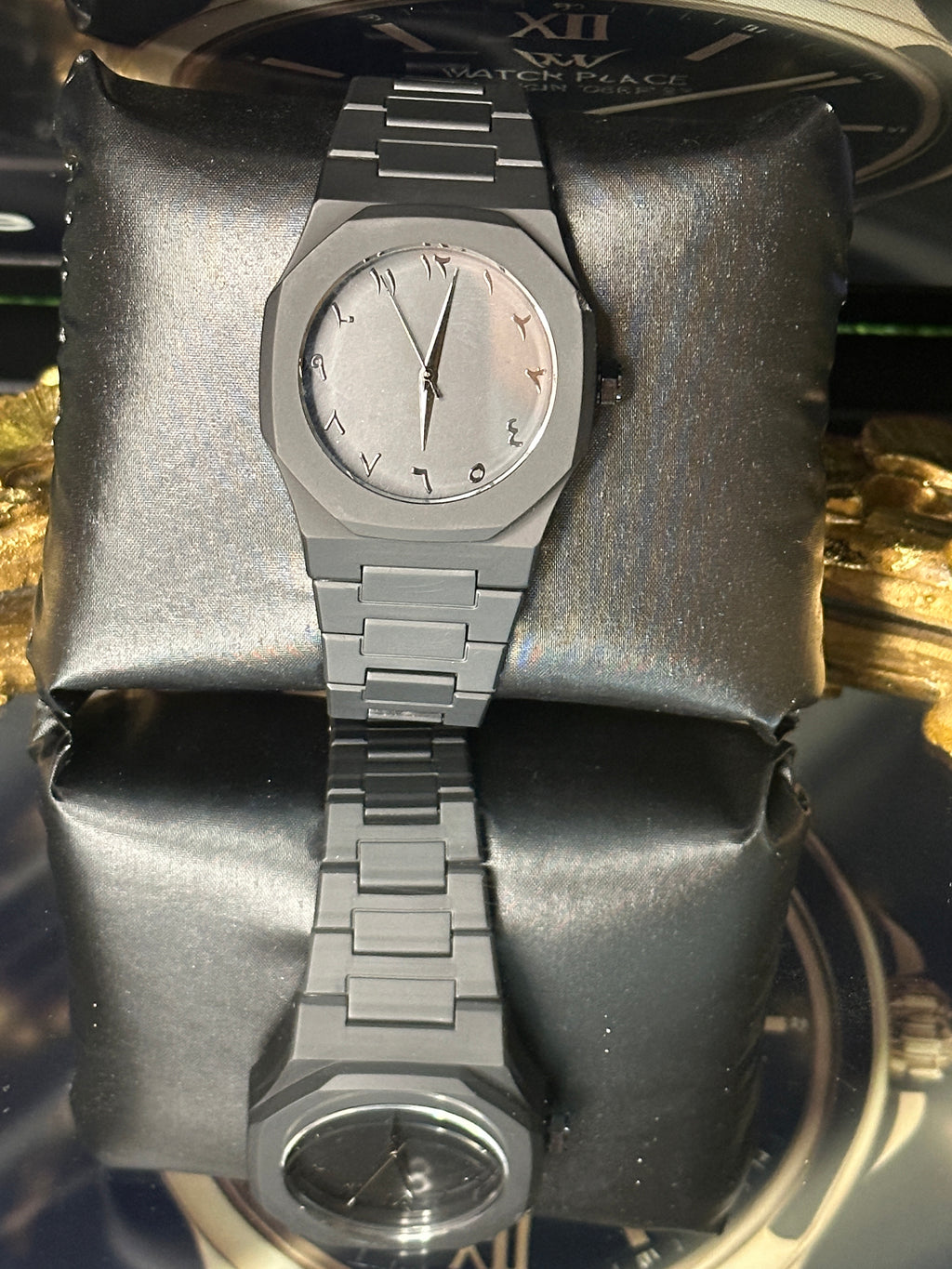 Black Aura™ Stealth Matte Watch – Minimalist Luxury Stainless Steel Wristwatch for Men & Women